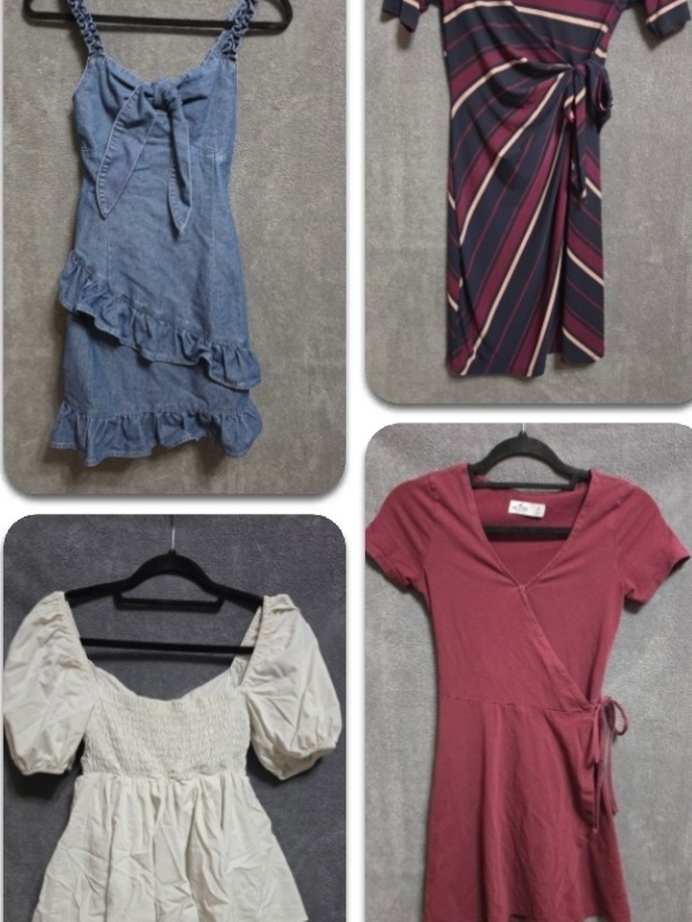 4x XS Dress Lot - Hollister/Ann Taylor/Lulus